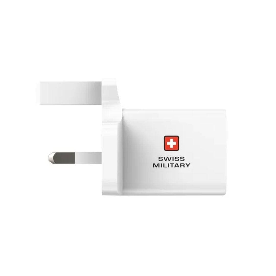 Swiss Military GaN II 30W Super Mini Wall Charger, White