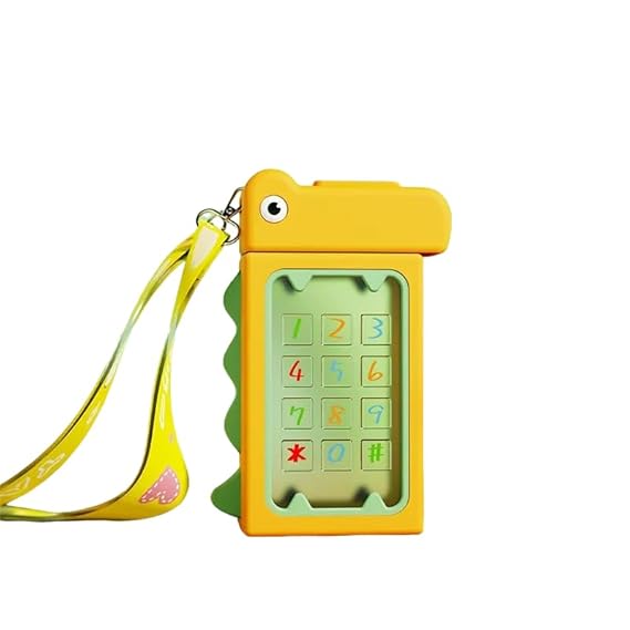 Twisoo Kids Water Bottle, Plastic Bottle With Telphone Design, Leakproof & Portable, 400ml