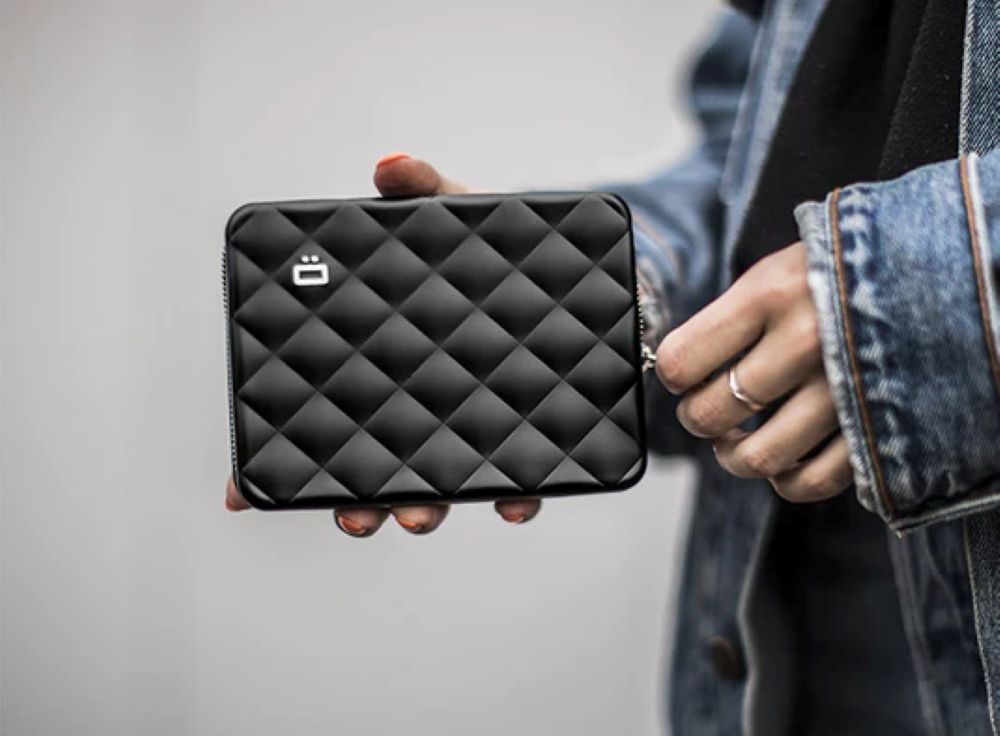 Ogon Helsinki Ladies Wallet Large Case, Black