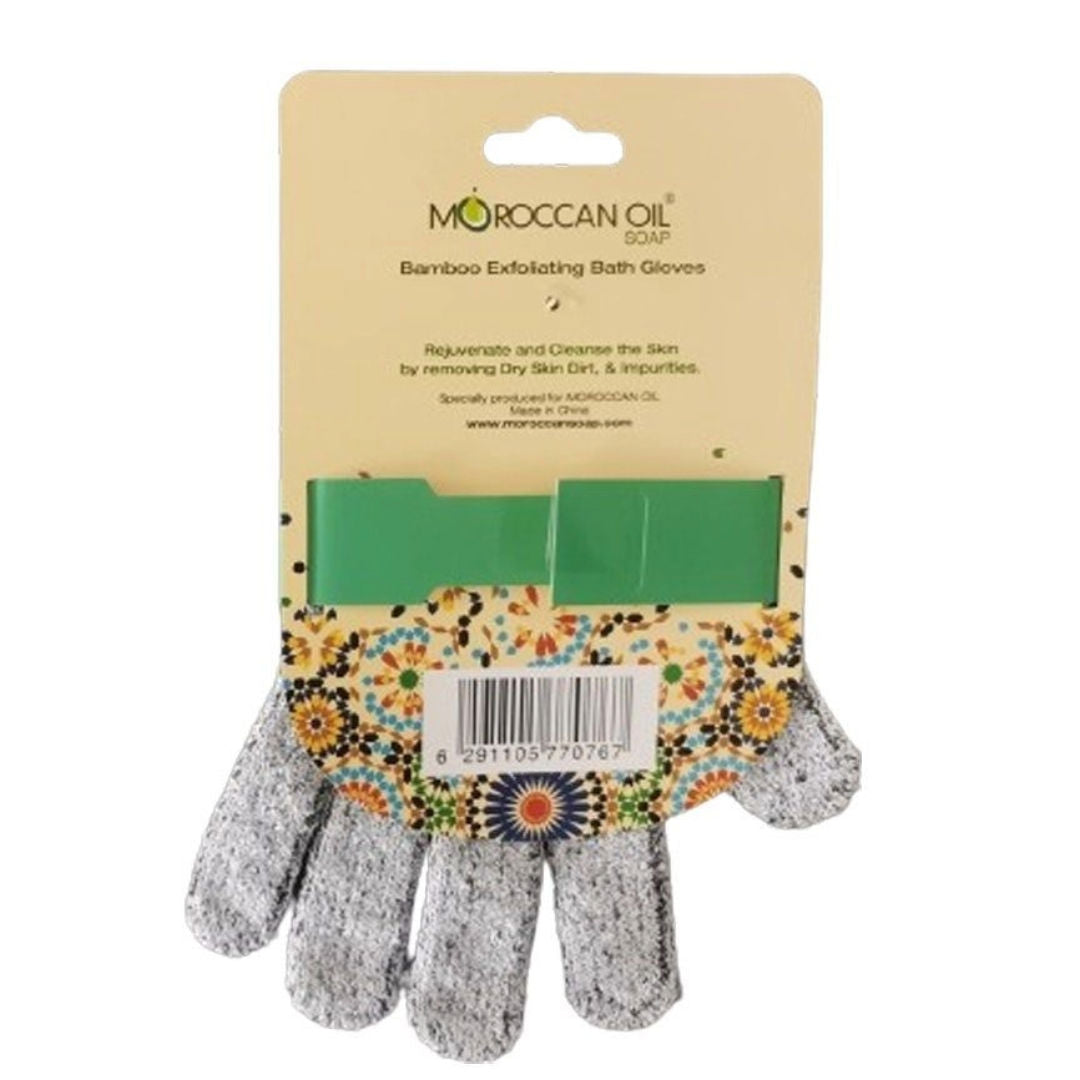 قفازات الاستحمام بالزيت المغربي