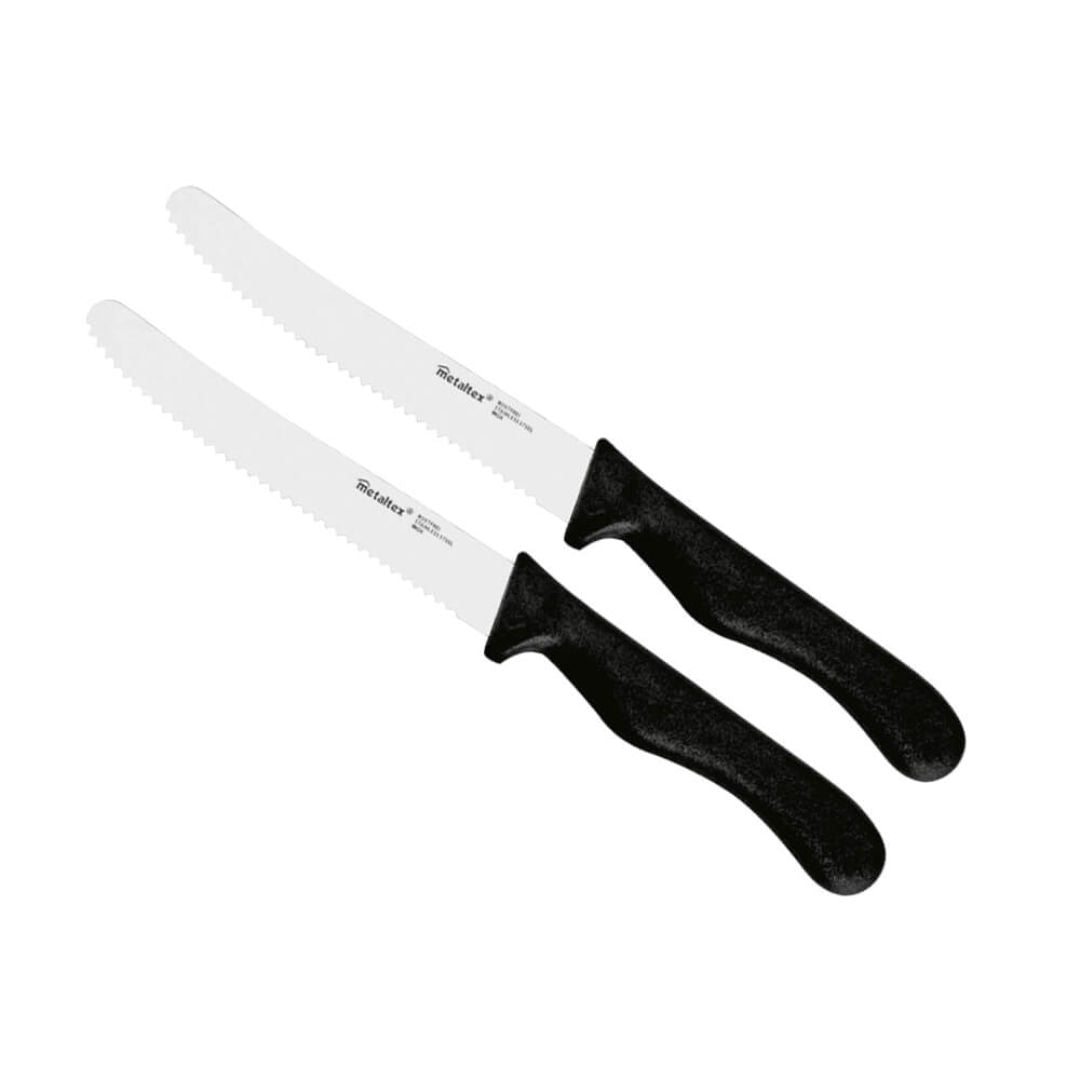 Metaltex Set of 2 Basic Table Knives, 22cm
