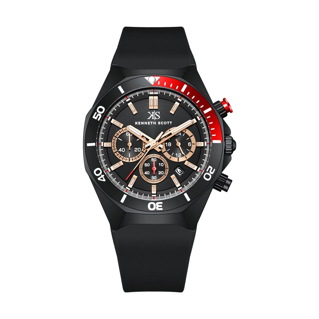 KENNETH SCOTT Men's Chronograph Watch, K26116 Series