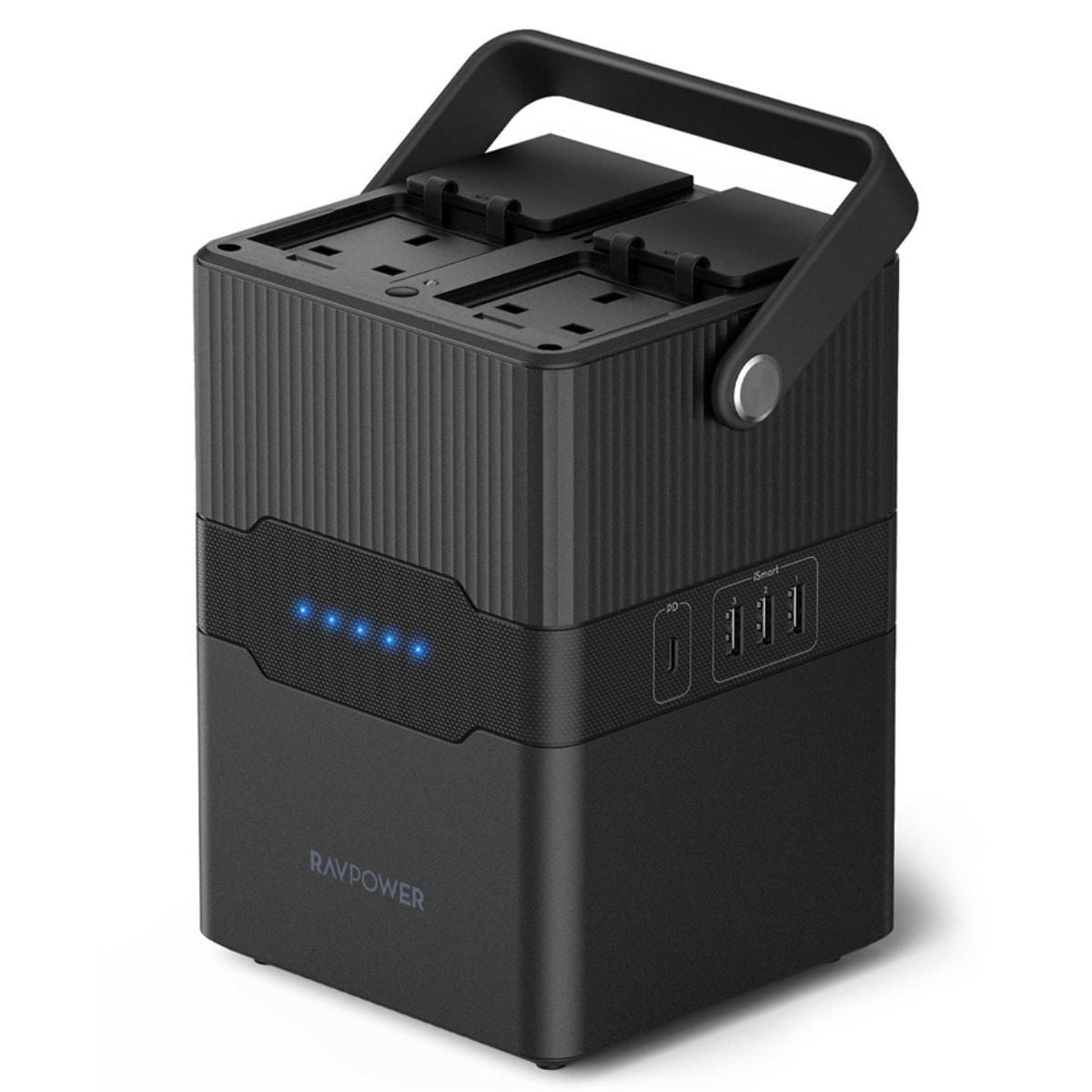 RAVPower PD Pioneer Portable Power Station 70200mAh 250W with Pure Sine Wave AC Outlets