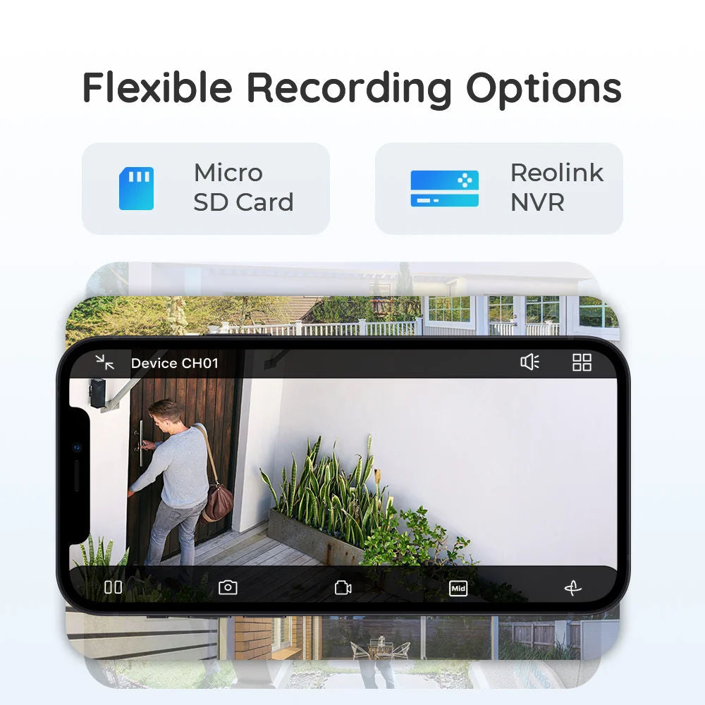 Reolink Lumus 4MP 2K WiFi Outdoor Security Camera-IP65, Color Night Vision, WCLMC2KP01