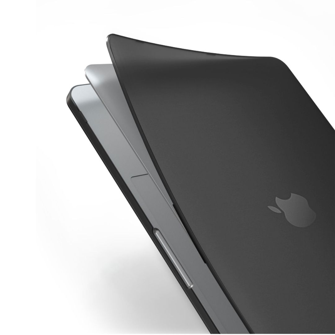Infinyty Aerix Matte Hard Shell Laptop Case for MacBook Air 13 inch, Smoky Black