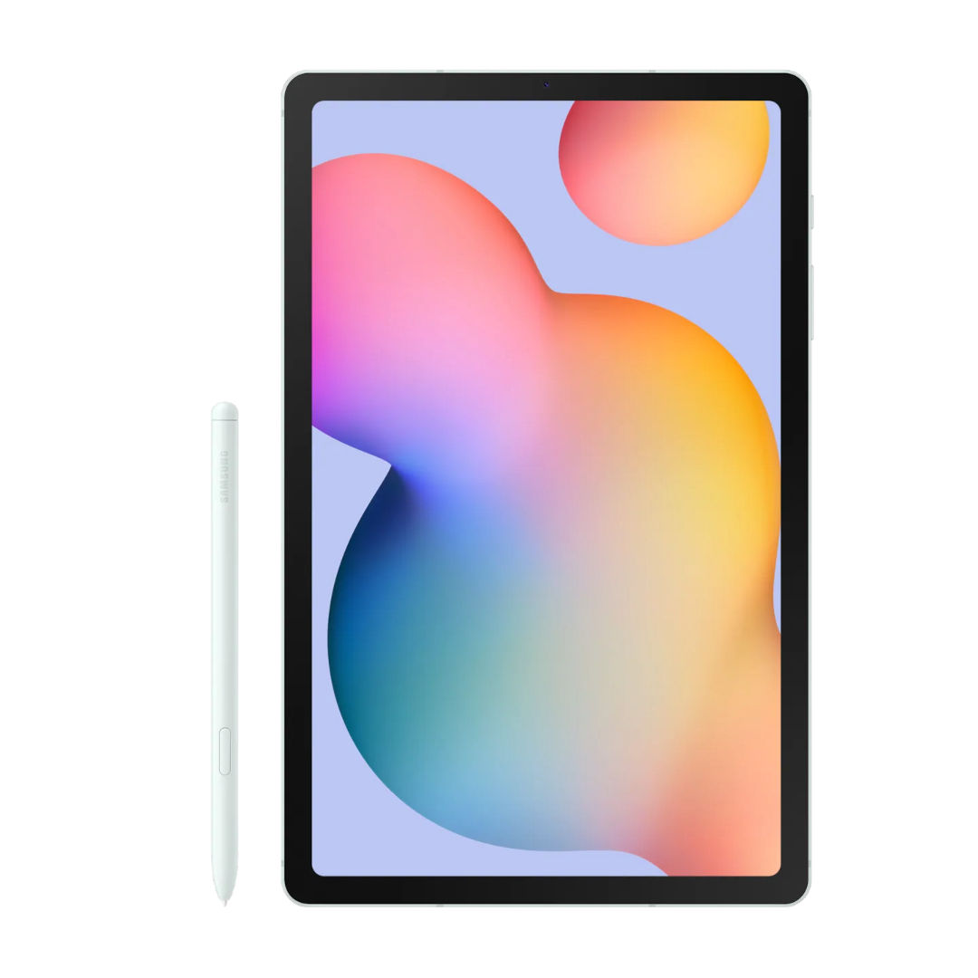 جهاز لوحي Samsung Galaxy Tab S6 Lite بشاشة TFT مقاس 10.4 بوصة  4G LTE، ذاكرة وصول عشوائي (RAM) سعة 4 جيجابايت، سعة تخزين 64 جيجابايت، لون نعناع