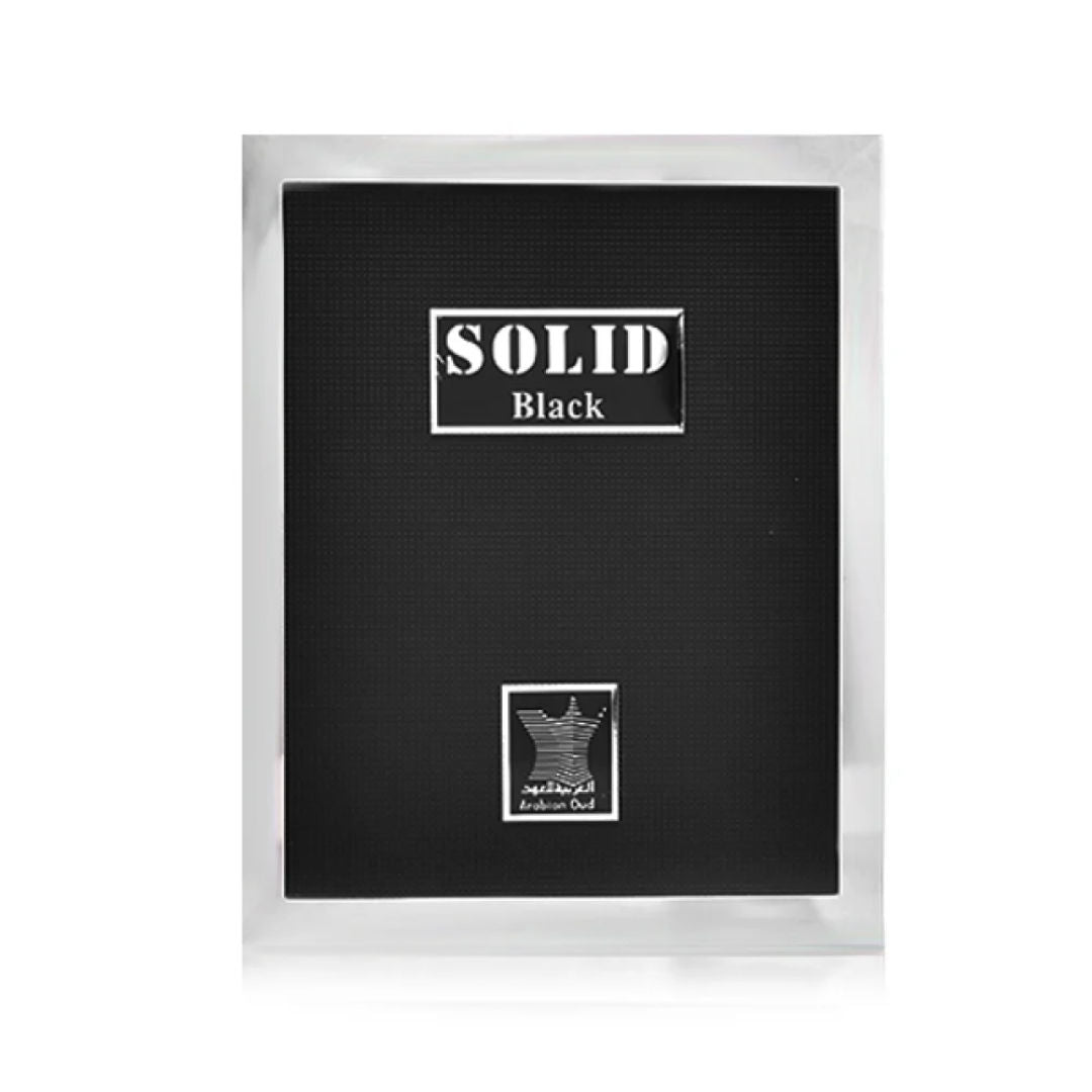 Arabian Oud Solid Black Eau De Parfum For Men, 100ml