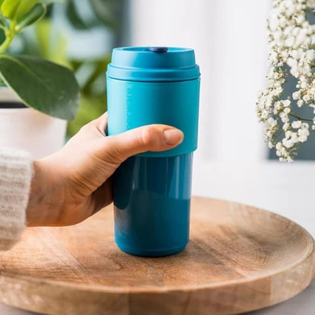 Tupperware ECO Coffee To Go Cup, 490ml, Pea Green