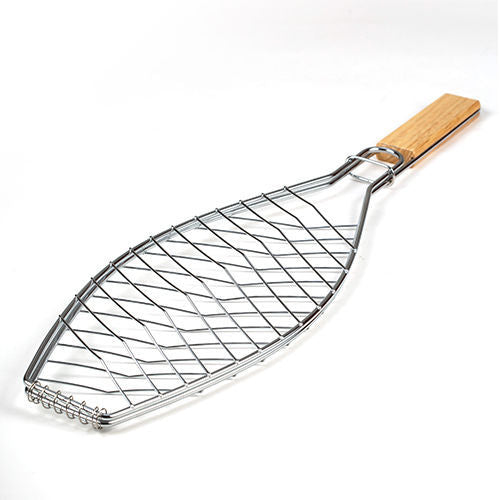 NAVA Metal Wire Mesh Grilling Basket BBQ Guru, 13x35cm