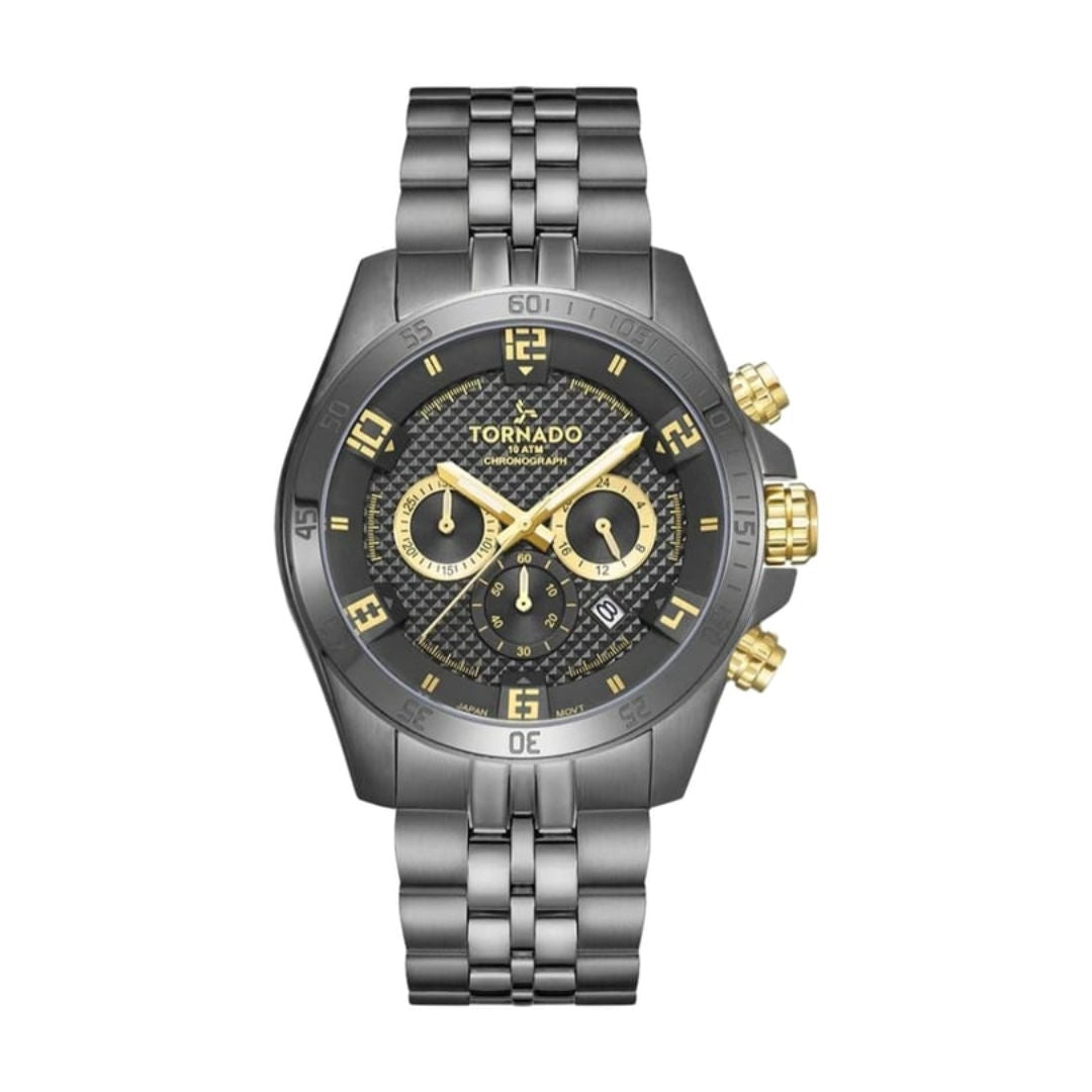TORNADO Celestia Chronograph Men's Japanese Quartz Chronograph Watch, T3149B Series