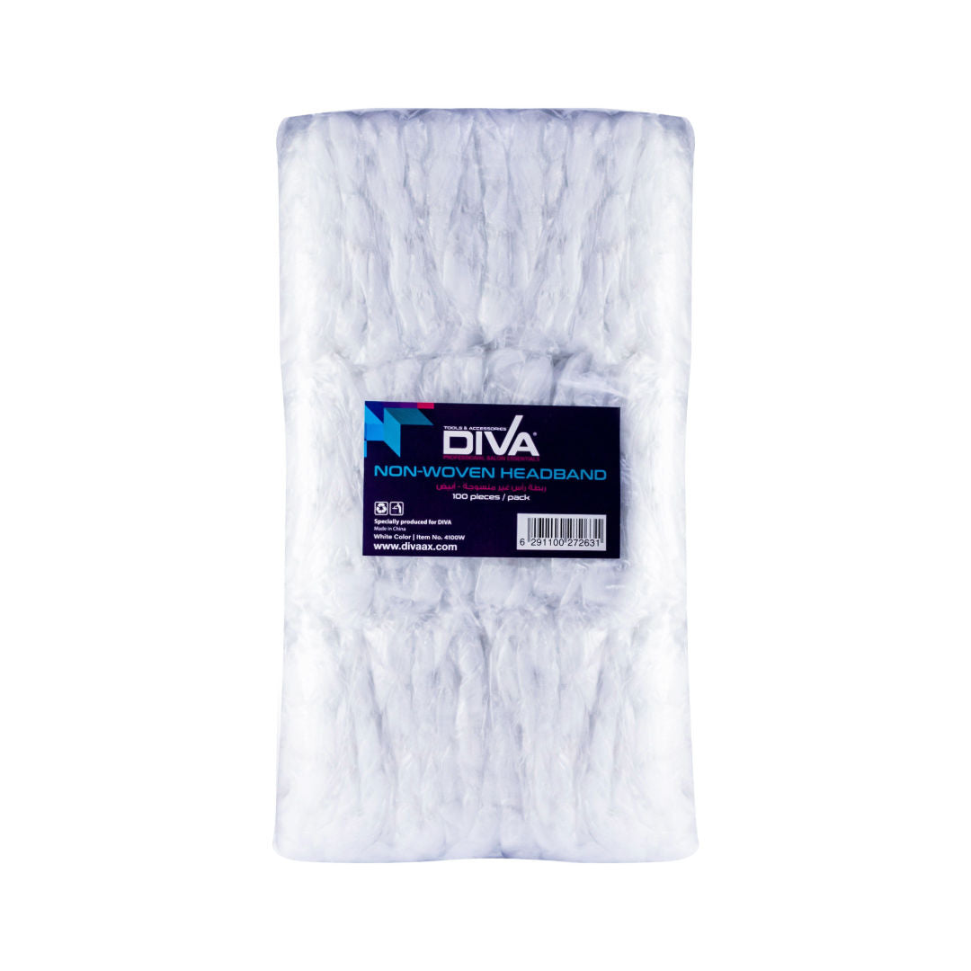 Diva Disposable Headband Non Woven, 100 Pieces