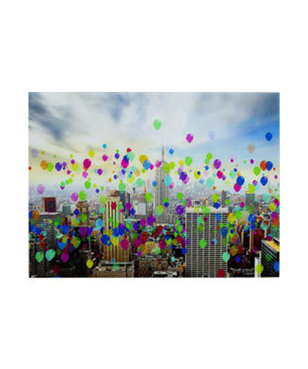 Picture Glass Colourful Balloons, 80x60cm