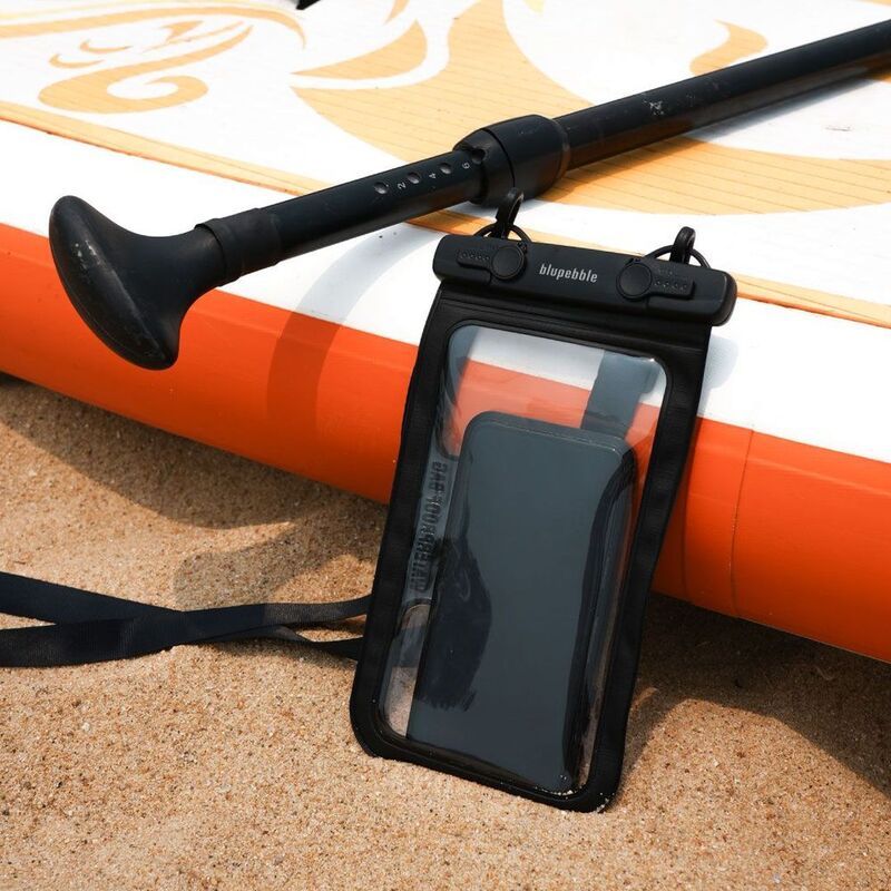 Blupebble Splash Waterproof Phone Pouch, Black