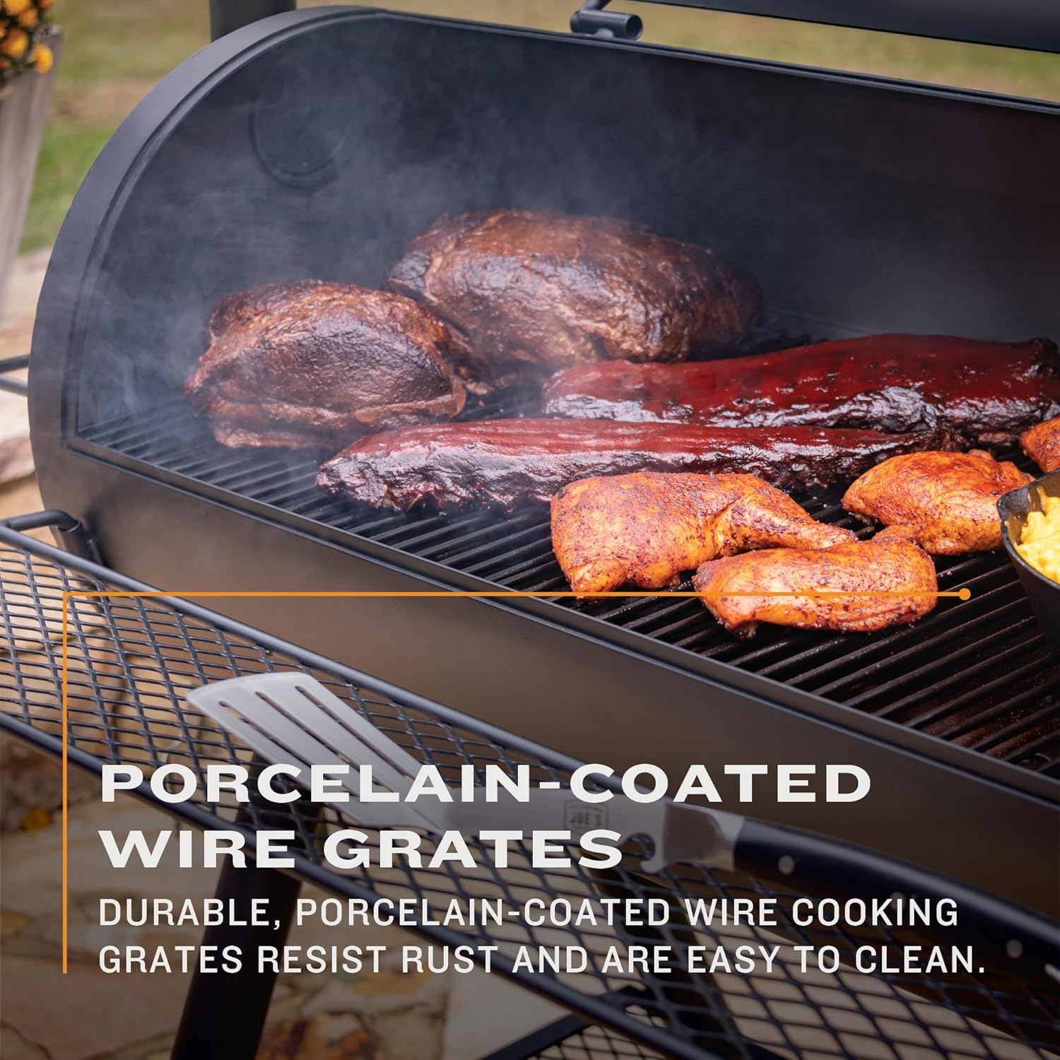 Oklahoma Joe’s Longhorn Offset Charcoal Smoker, 13201747‑50