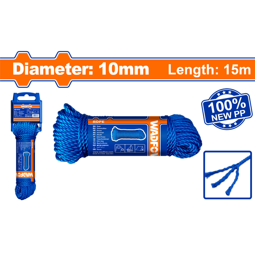 WADFOW Rope, PP Monofilament Twist Rope