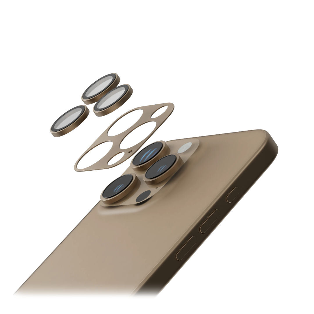 Levelo Trio Pro Camera Lens Protector For iPhone 16 Pro & Pro Max