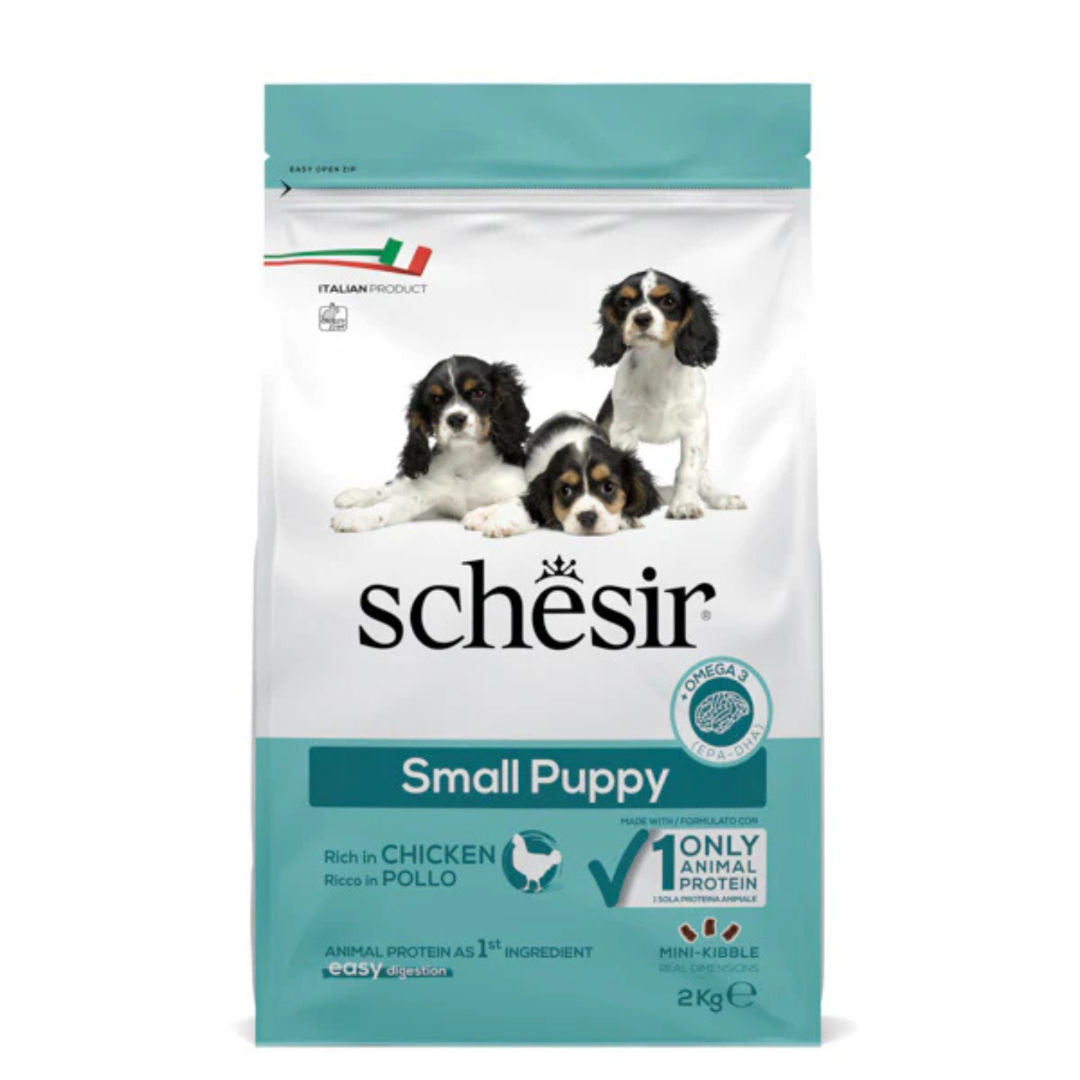 Schesir Small Puppy with Chicken Dry Dog Food, 2kg
