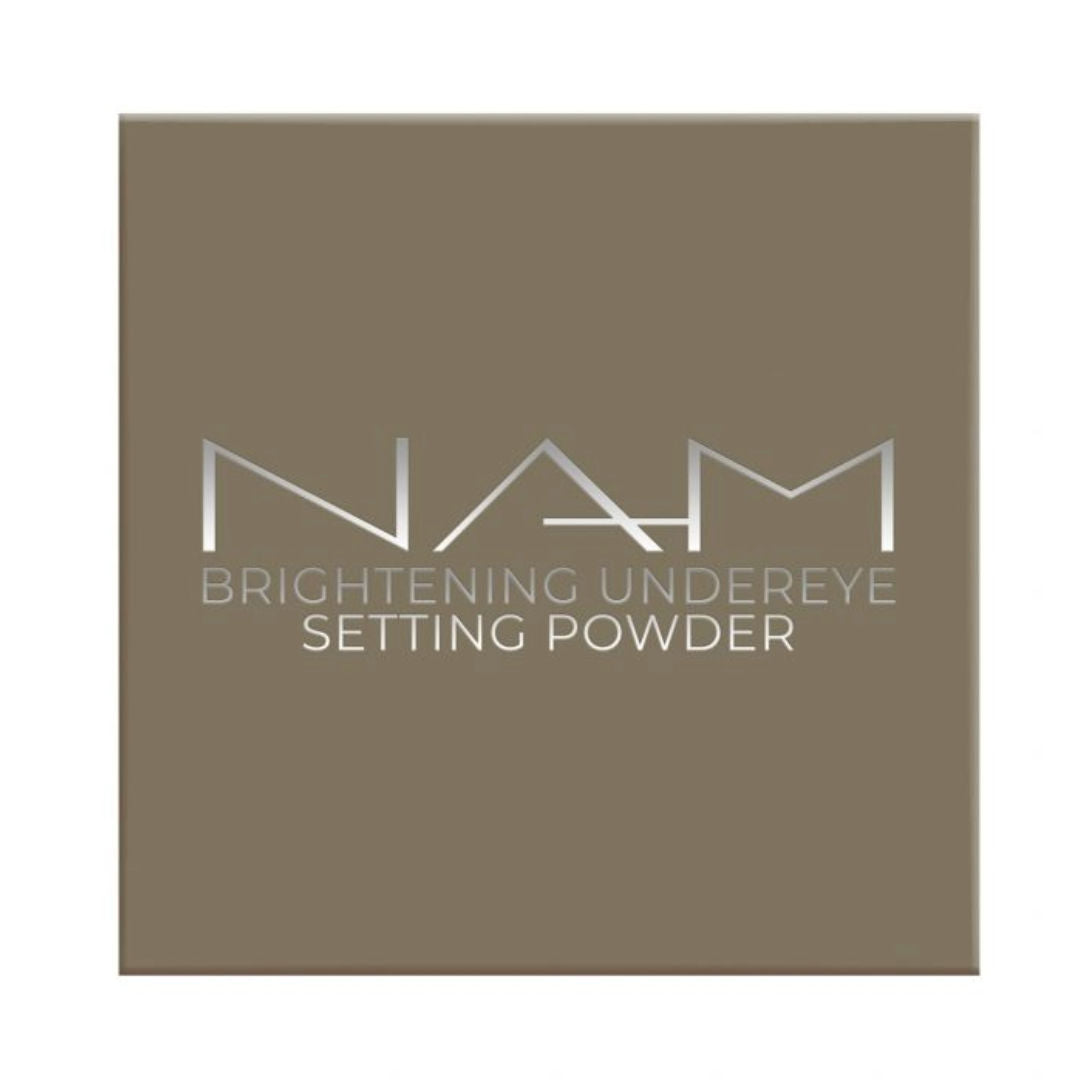 NAM Brightening Undereye Setting Powder, Lightweight, Crease-Free Finish for a Smooth, Awake Look