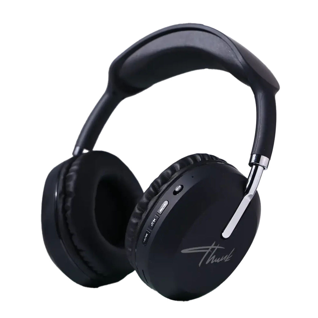 Pawa Thunk Over-Ear Wireless Stereo Headphone, Black