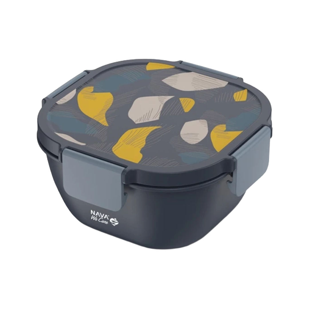 NAVA Square Plastic Lunch Box We Care, 1700ml