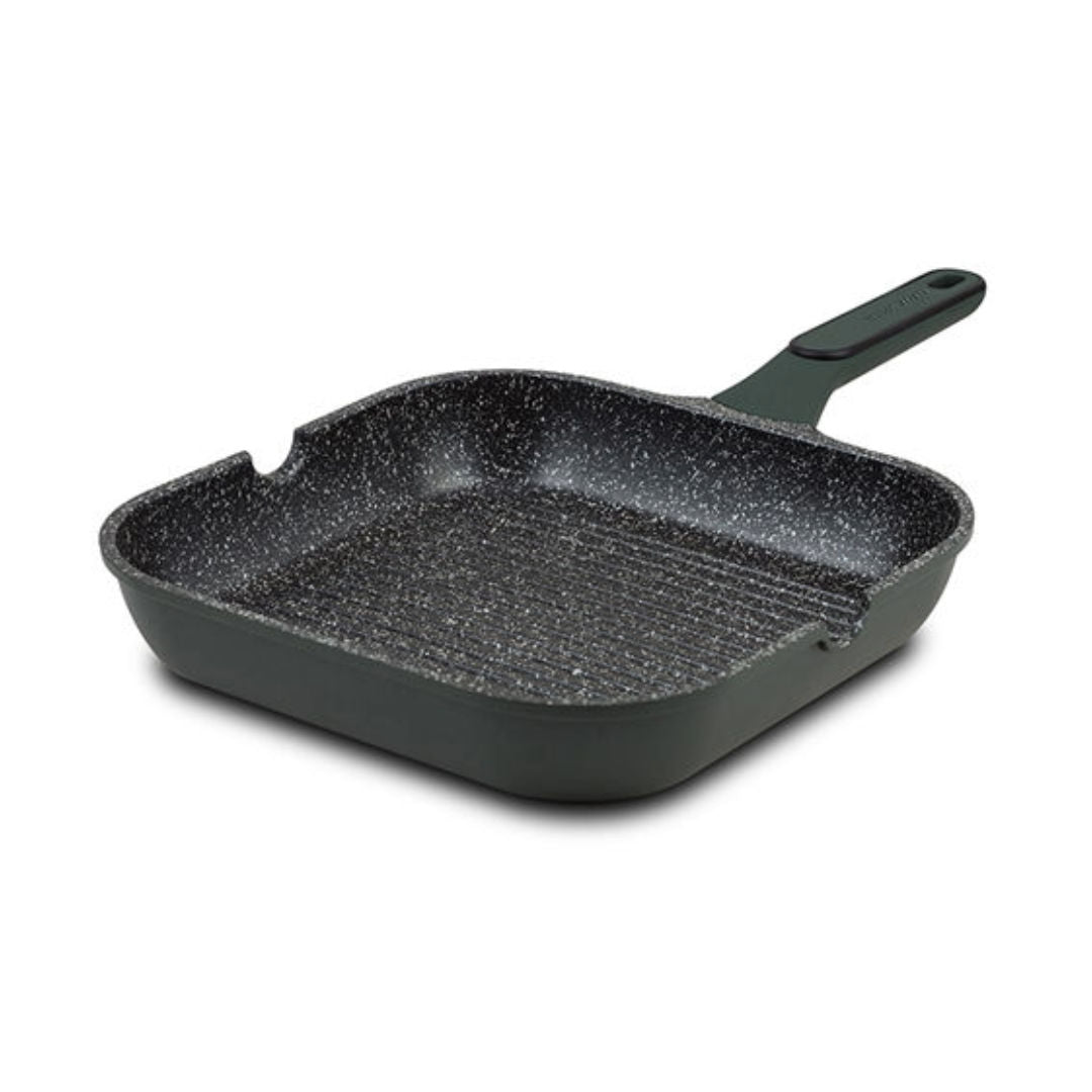 NAVA Imperial Die Cast Aluminum Grill Pan With Nonstick Stone Coating, 28cm