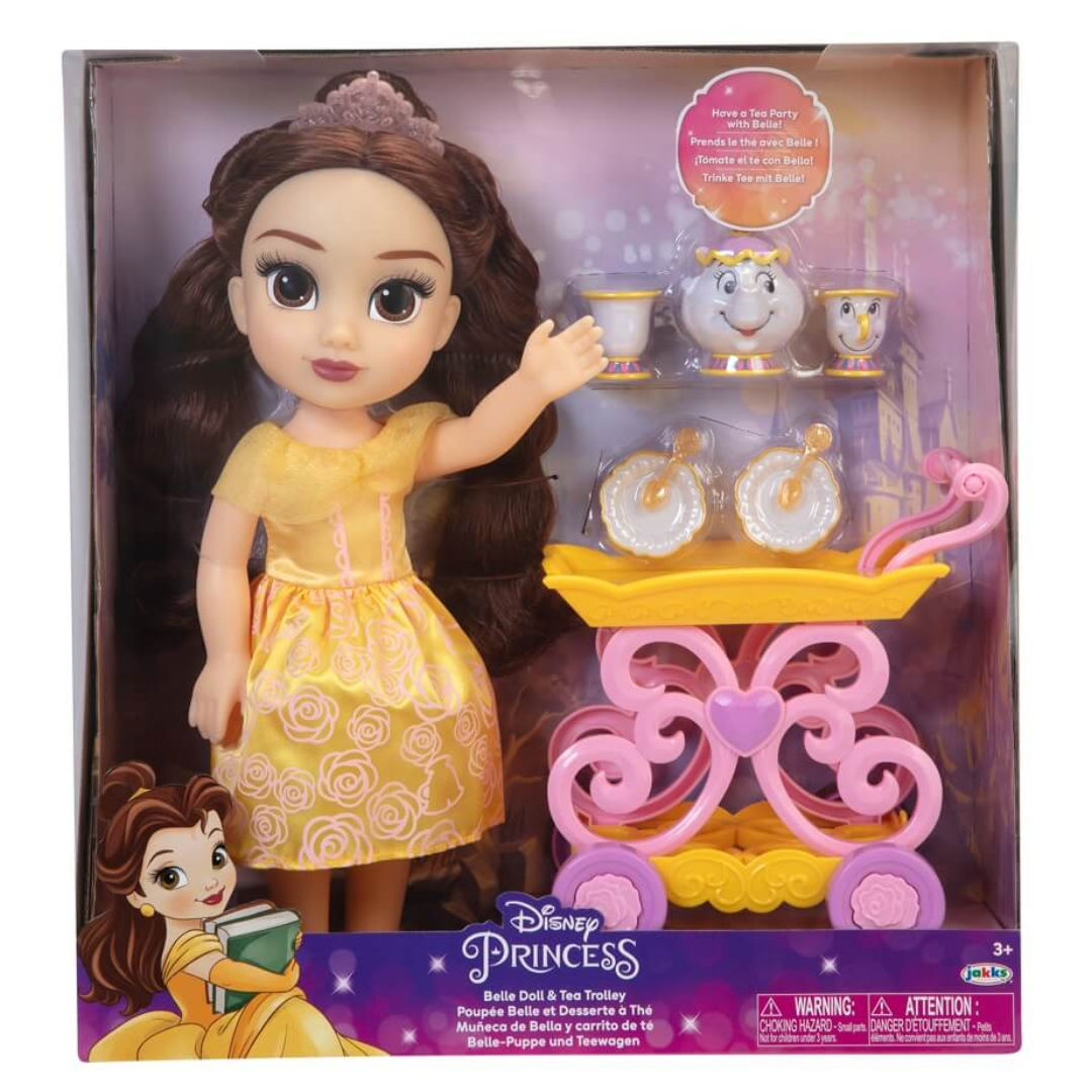 Disney Princess Belle Doll & Tea Trolley Playset