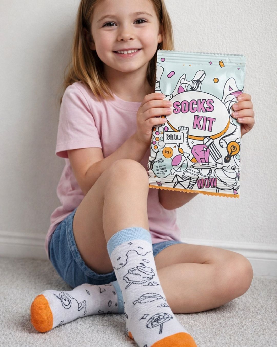 Walk & Roll Exclusive Long Length Free Size Socks Kit