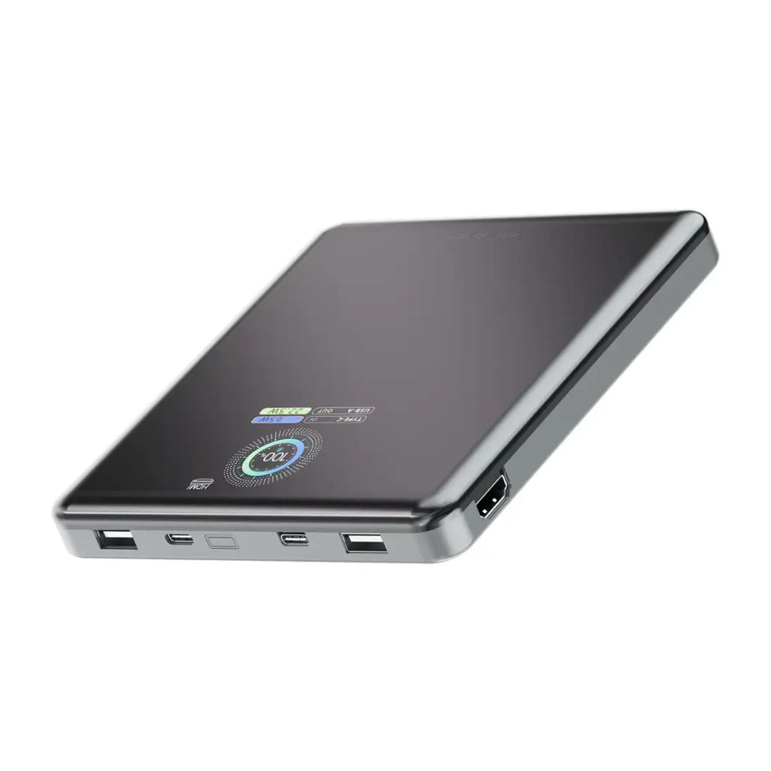 Powerology VoltStream 20000mAh Power Bank, Black