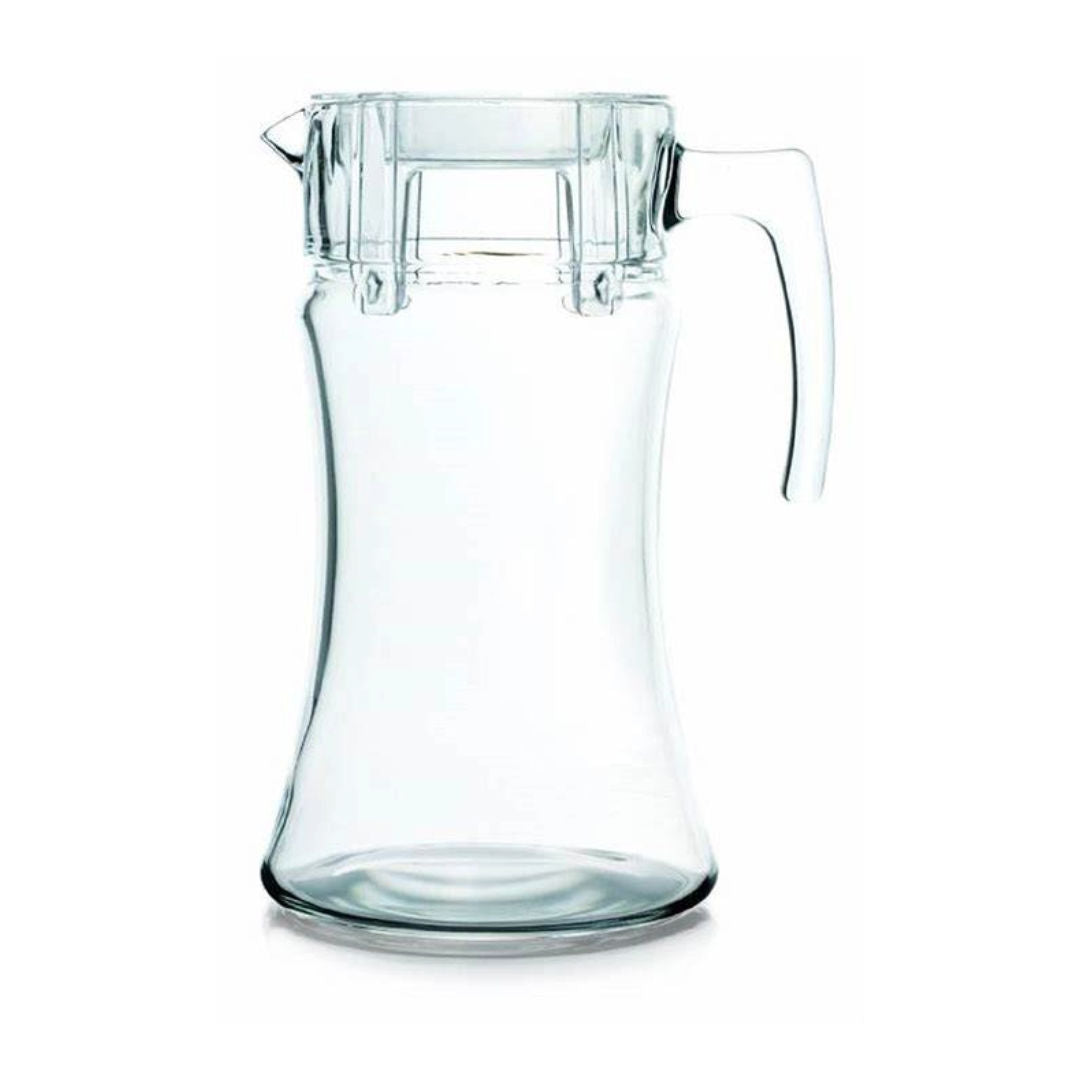 Pasabahce Azur Jug with Acrylic Glass, 1400 cc, 6 Pieces