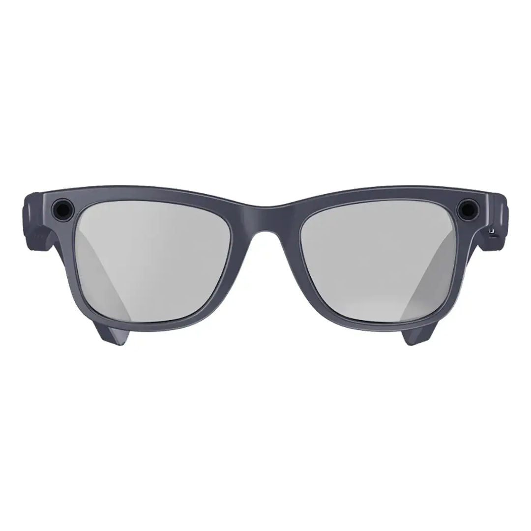 Powerology Paganspo AI Camera Smart Glasses, 2K Recording, Gray