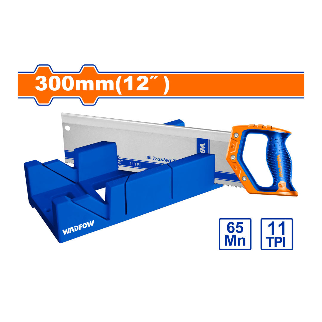 WADFOW Mitre Box and Back Saw Set