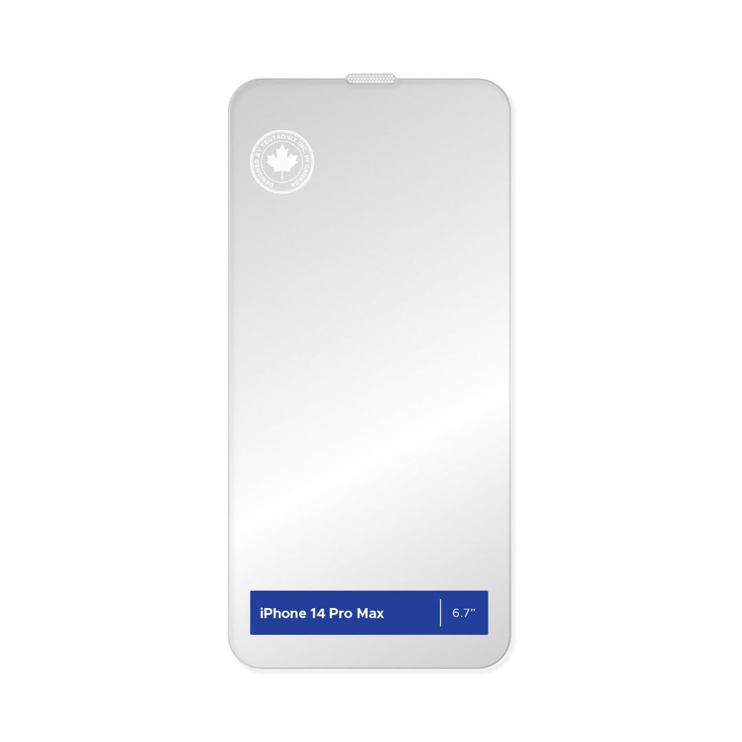 Levelo Anti-Static Clear Twice Tempered Screen Protector For iPhone 14 / 13 / 12/ 11 Pro / Pro Max, Twice Tempered Glass Material