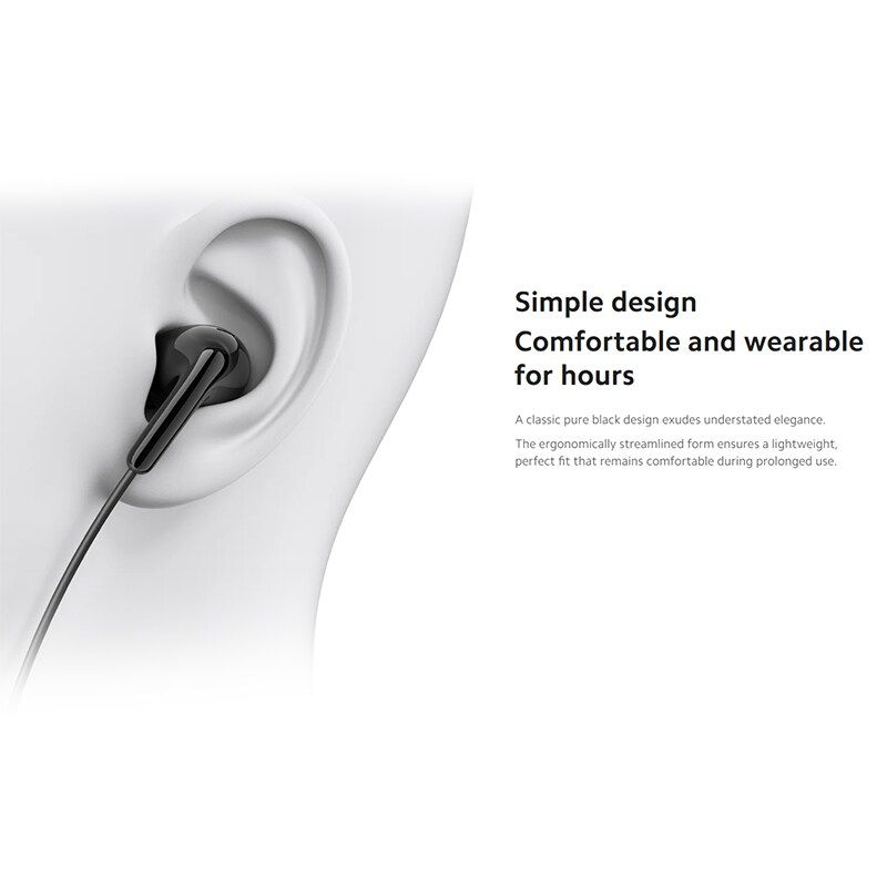Xiaomi Type-C In-Ear Earphones with Built-in Microphone, White