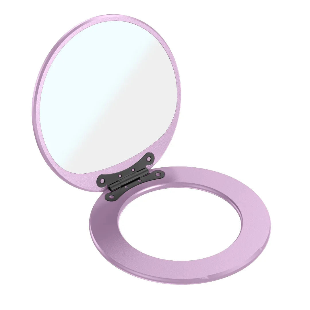 Blupebble LunaPop Premium Magnetic Phone Grip with Built-In Mirror & Adjustable Stand, Pink