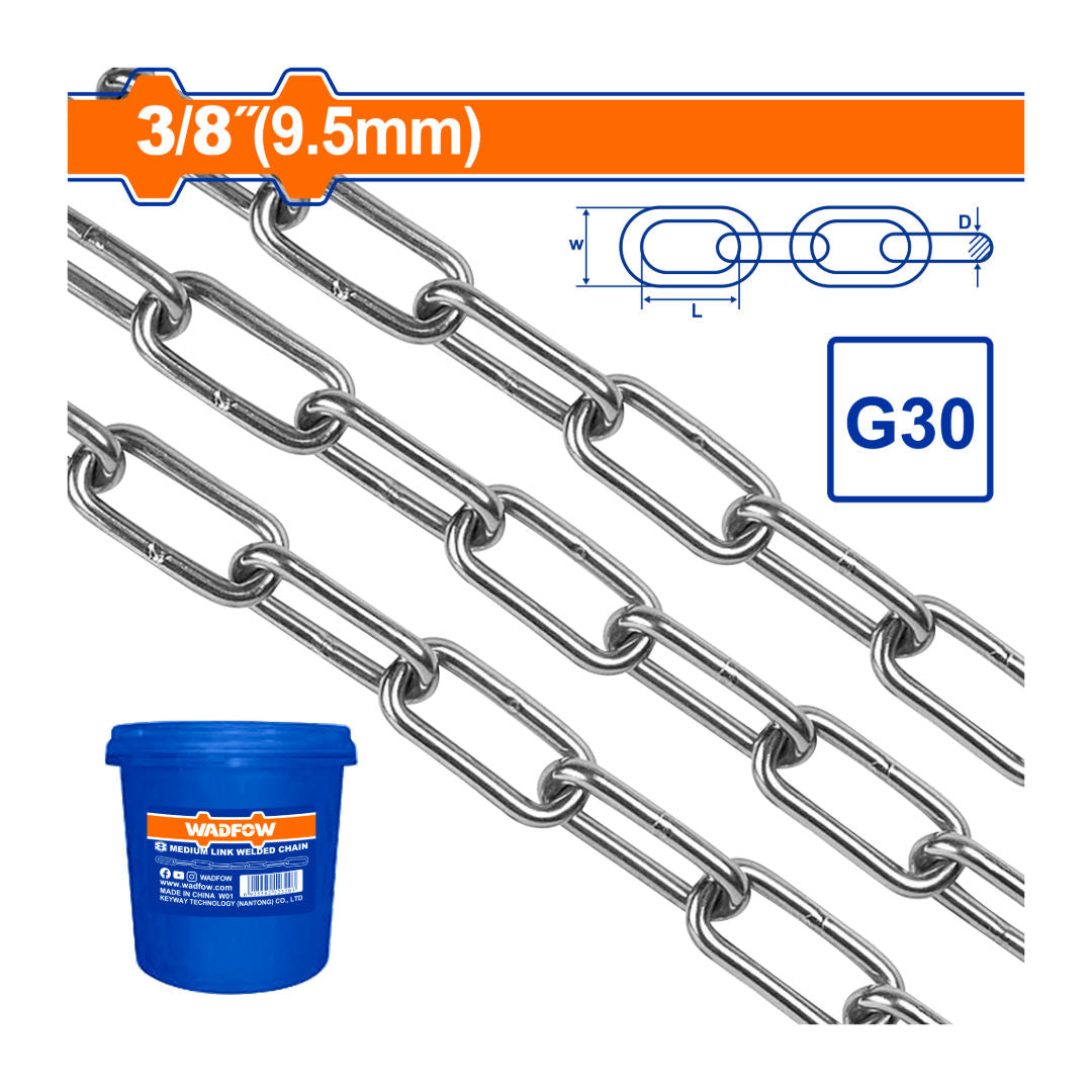 WADFOW Medium Link Welded Chain