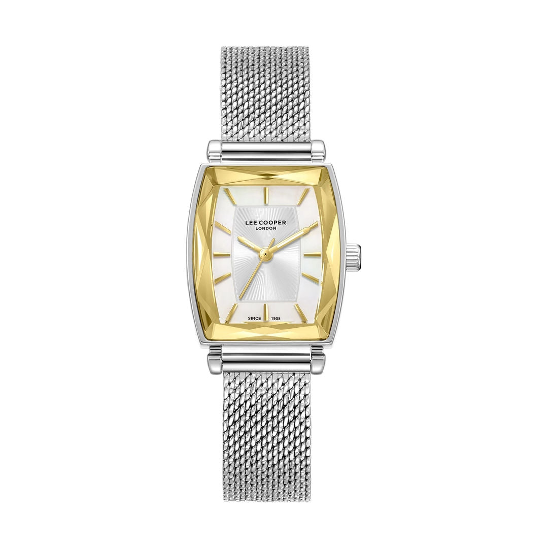 Lee Cooper Women's Mesh Super Metal Watch, LC08404 Series