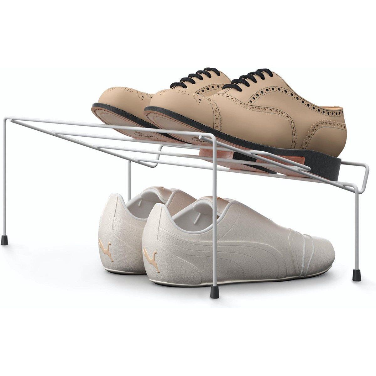 Metaltex Cipok 2 Double Level Shoe Organizer,  Set Of 2