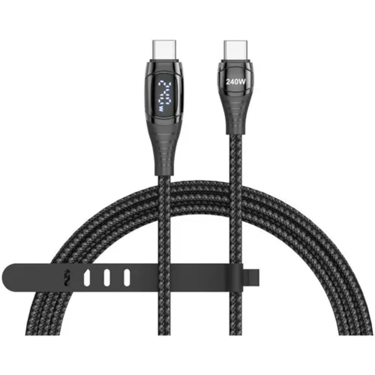 SmallRig 240W USB-C to USB-C Fast Charging Power Cable with Digital LED Display, 3.3ft, 5113