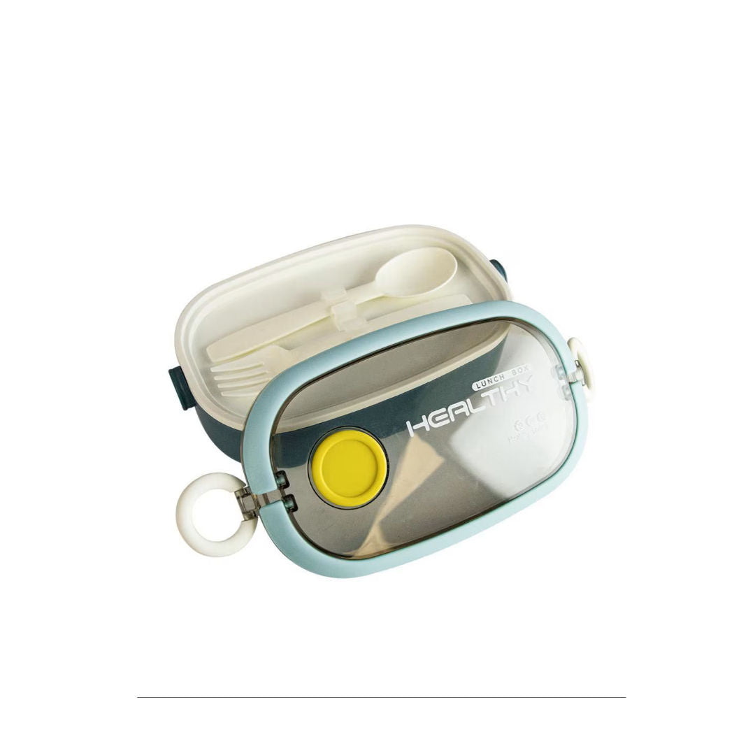 Twisoo Stainless Steel Lunch Box With Cutlery Set, Leakproof, Multi-Compartment, Assorted Colors, LBS-005