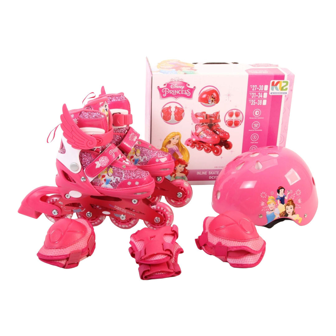 Disney Princess Inline Skate Combo Set, Model DCY71039-D