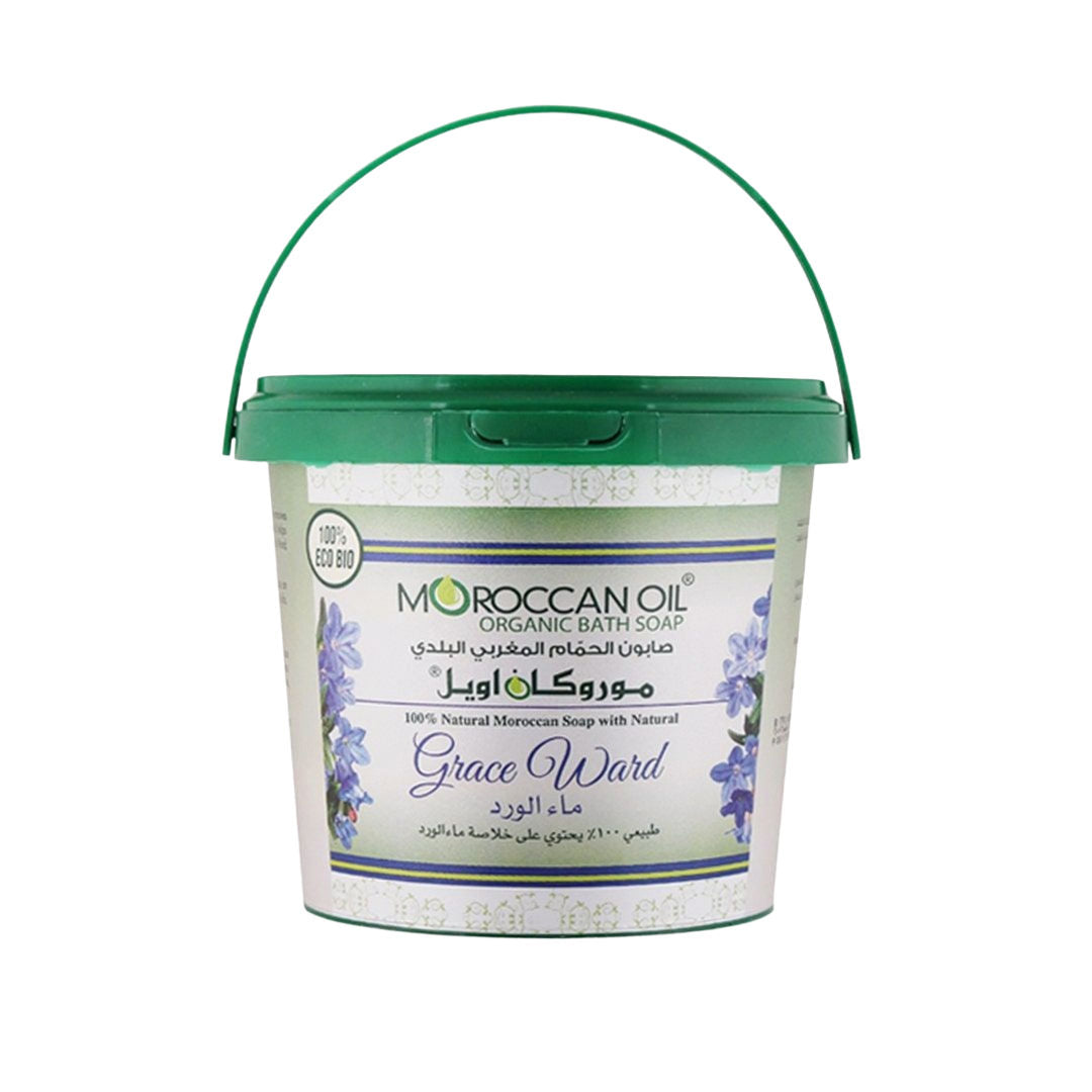 MOROCCAN Oil Organic Bath Soap Bucket, Grace Ward, 850ml