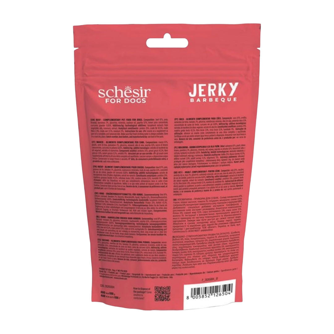 Schesir Grain-Free Snacks Jerky For Dog, 145gm