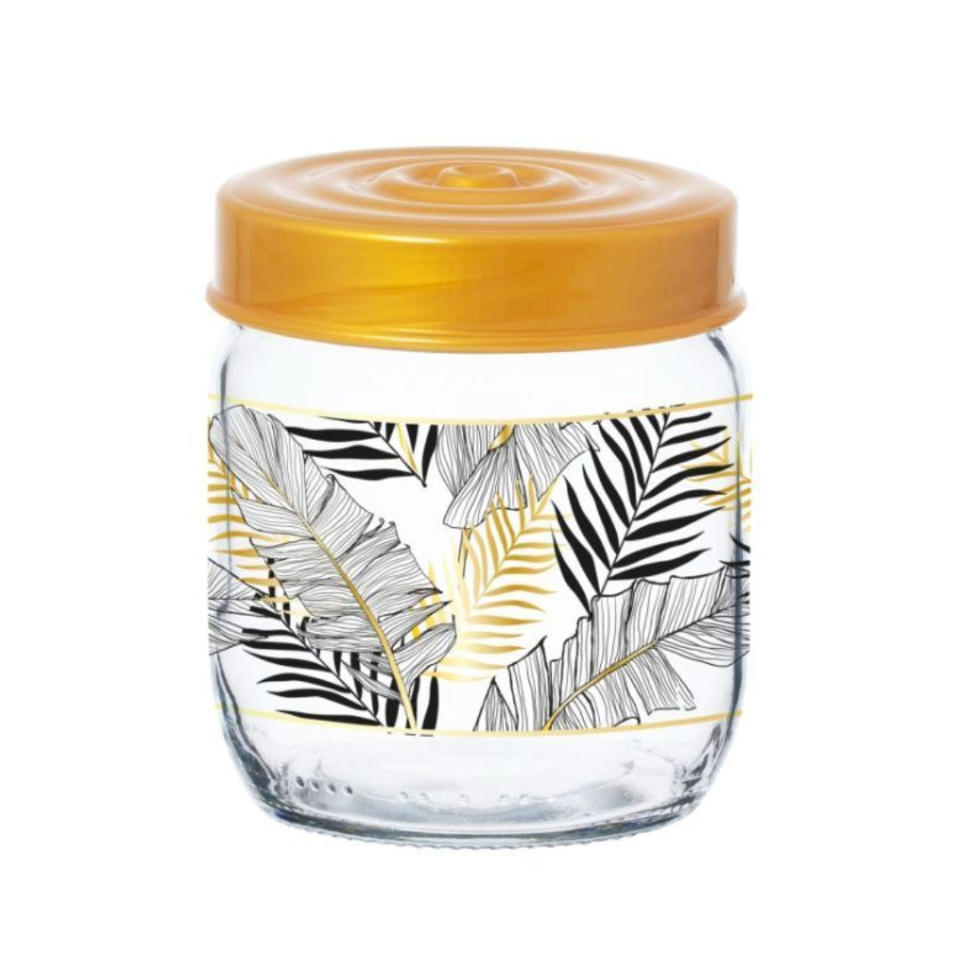 Herevin Glass Canister With Plastic Lid