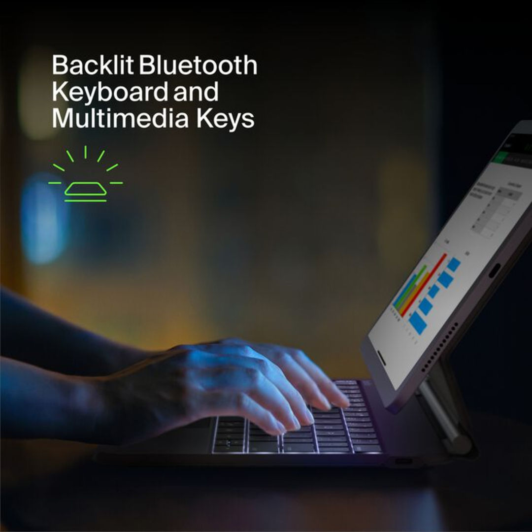 Belkin Pro Keyboard Case for iPad Air 11 Inch, Arabic English