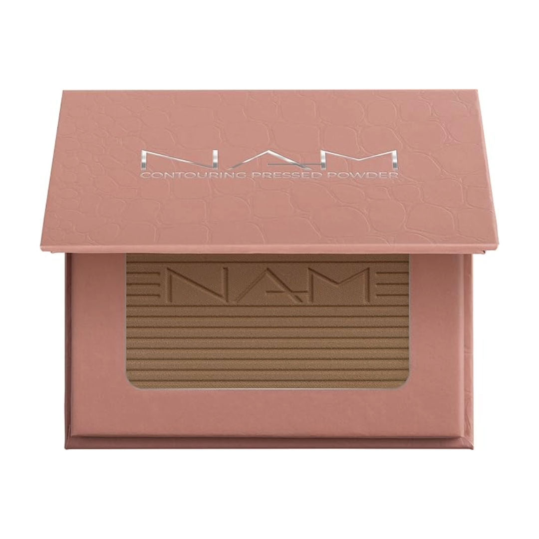 NAM Contouring Pressed Powder No4, Warm Nude, Matte Sculpting Powder for Natural Contour