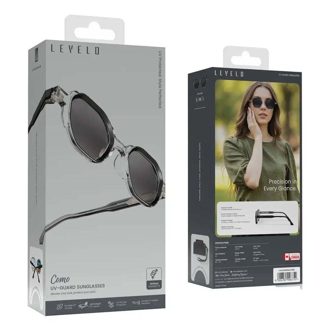 Levelo Como UV-Guard Sunglasses, Black