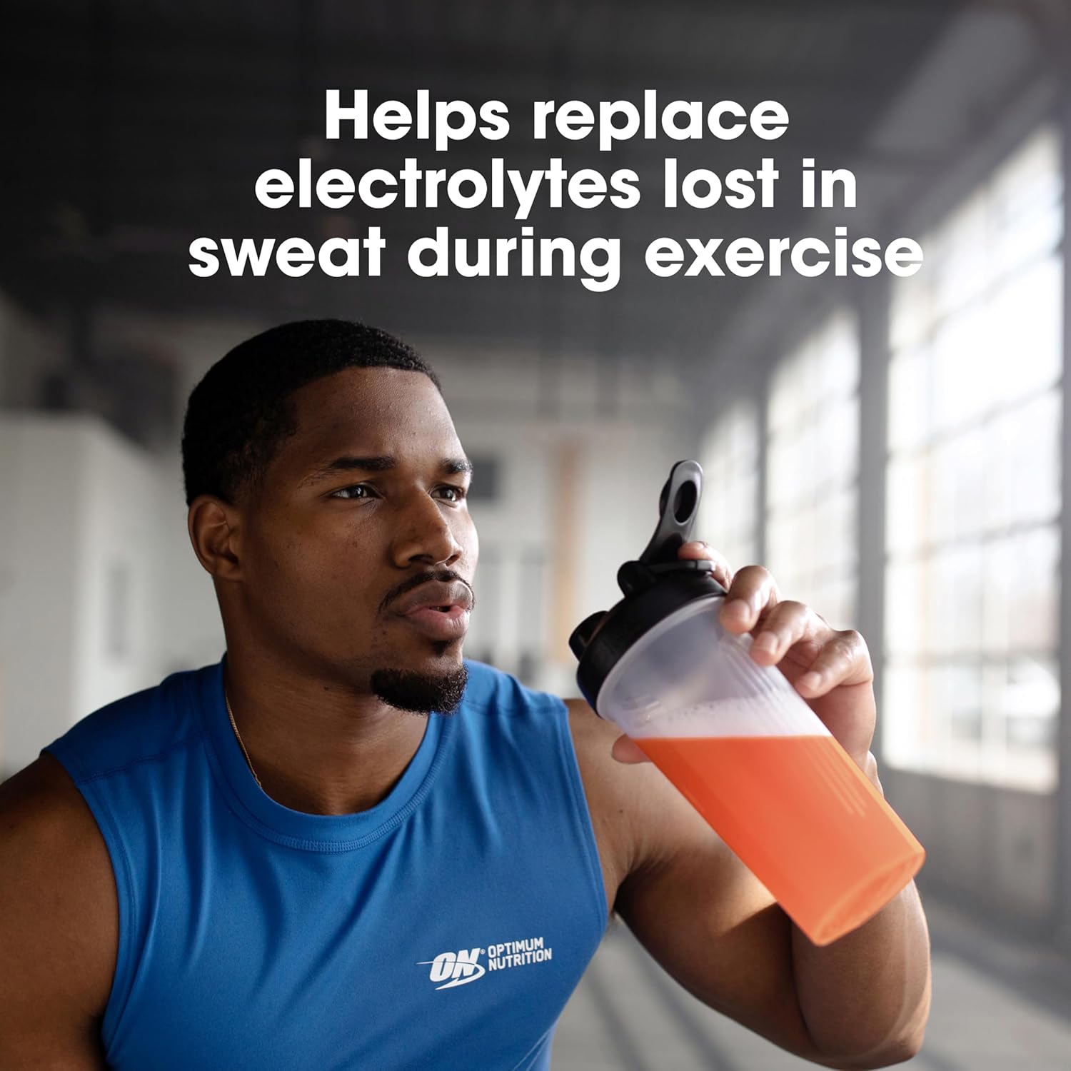 Optimum Nutrition Amino Energy Powder Plus Hydration, with BCAA, Electrolytes, and Caffeine, Tangerine Wave, 30 Servings