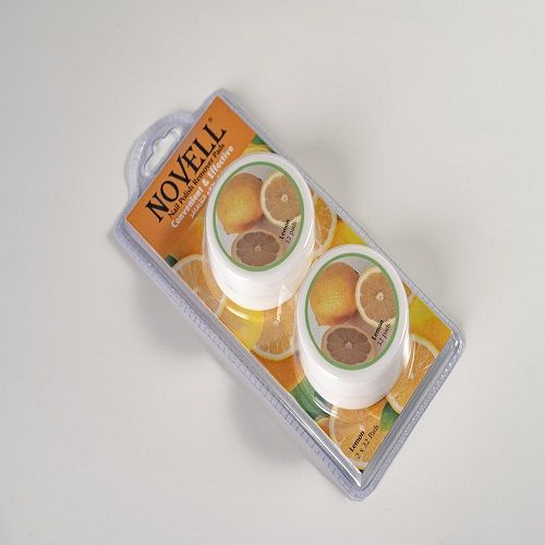 Novell Nail Polish Remover Pads, Lemon, 1x64