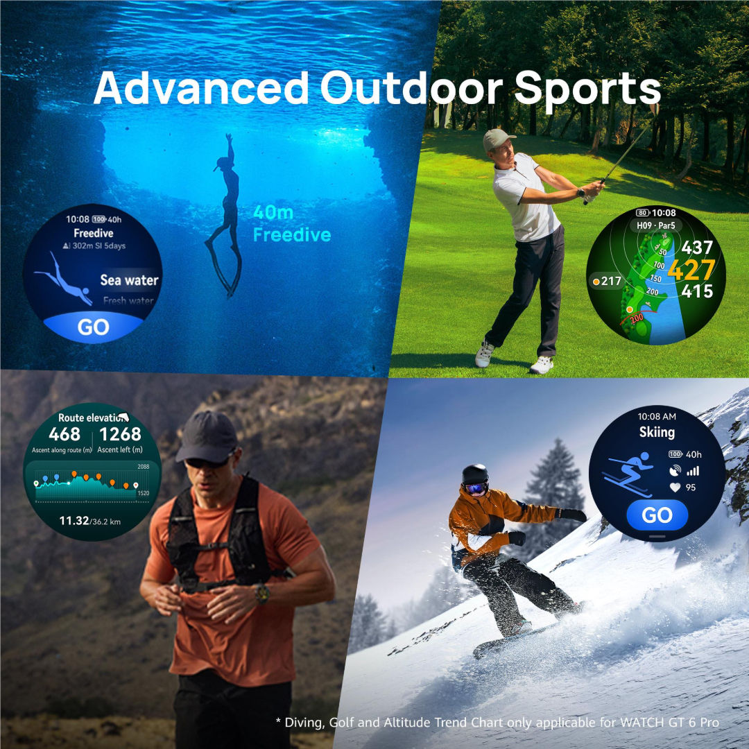 Huawei Watch GT 6 Pro Smartwatch, 46mm