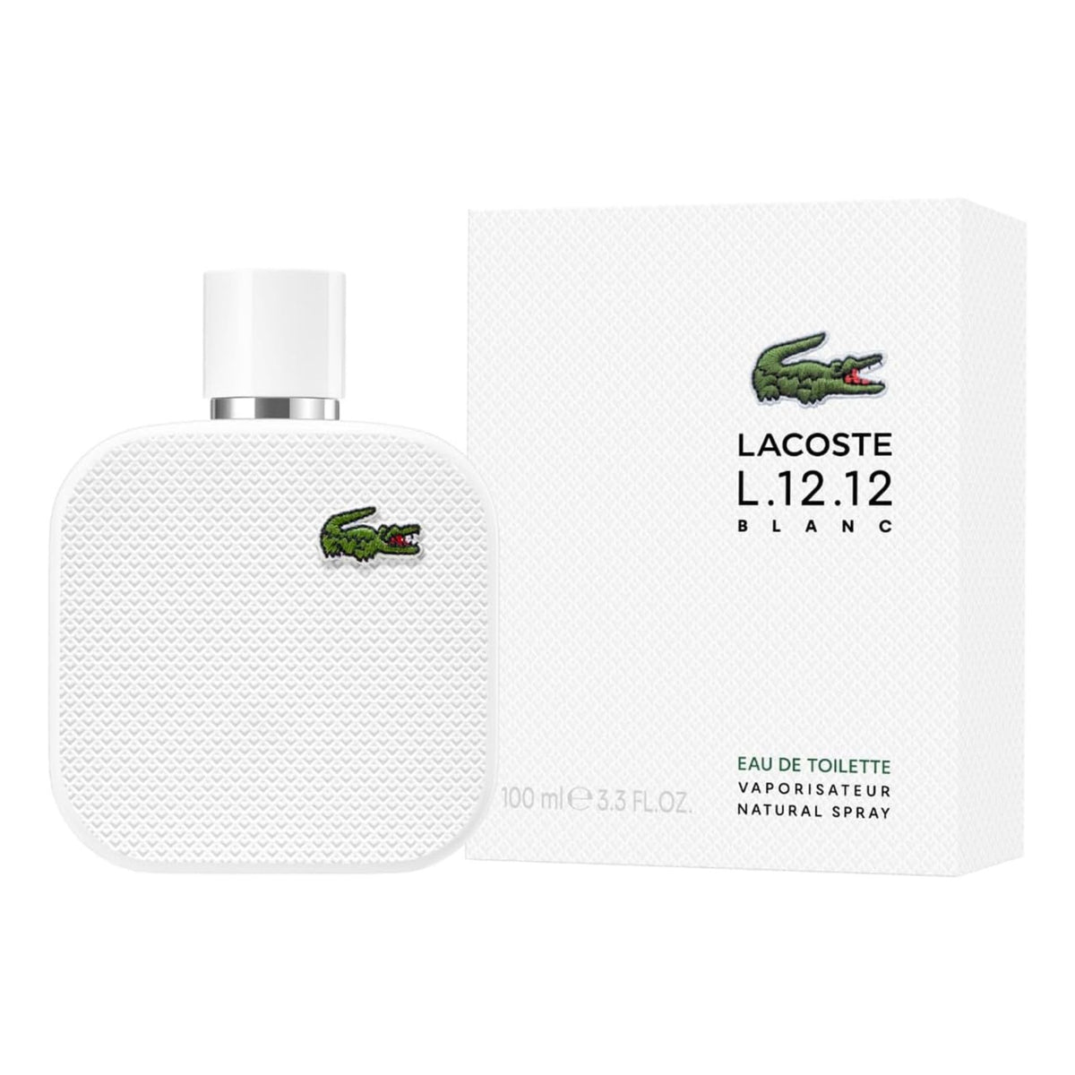 Lacoste L.12.12 Blanc Eau de Toilette for Men, 100ml